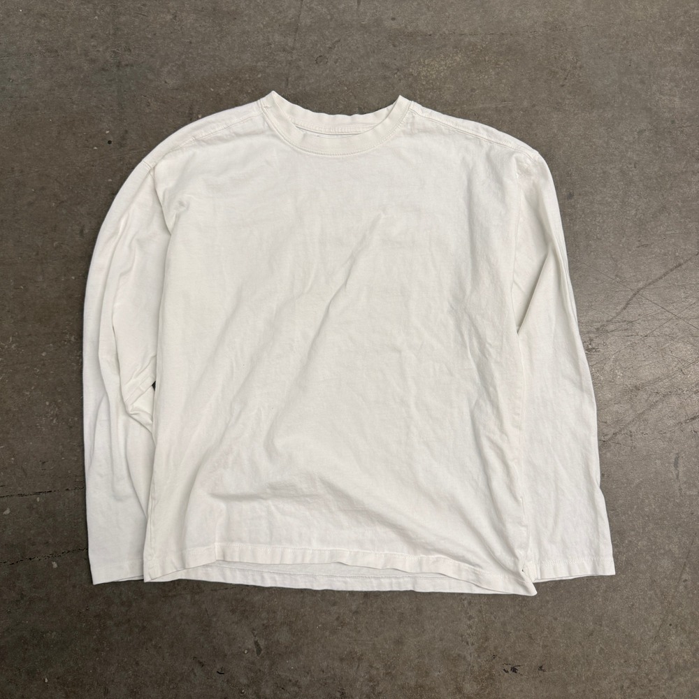 Zara Kids Boys Long Sleeve T-Shirt Off White Crew Neck‎ Size 13-14 164cm